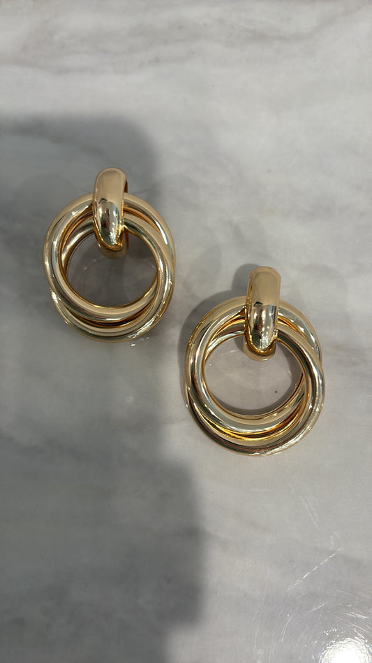 Small Twisted Earrings
