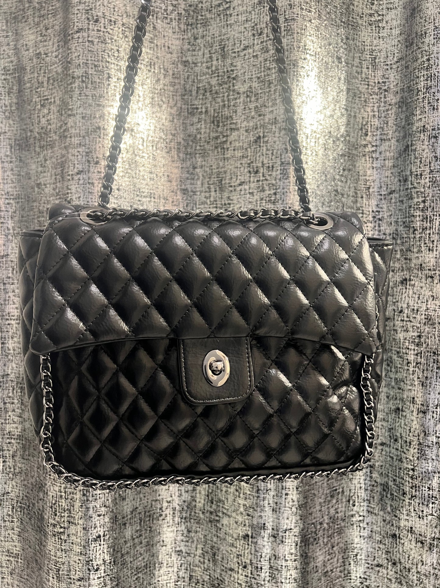 Chain Quilted Crossbody