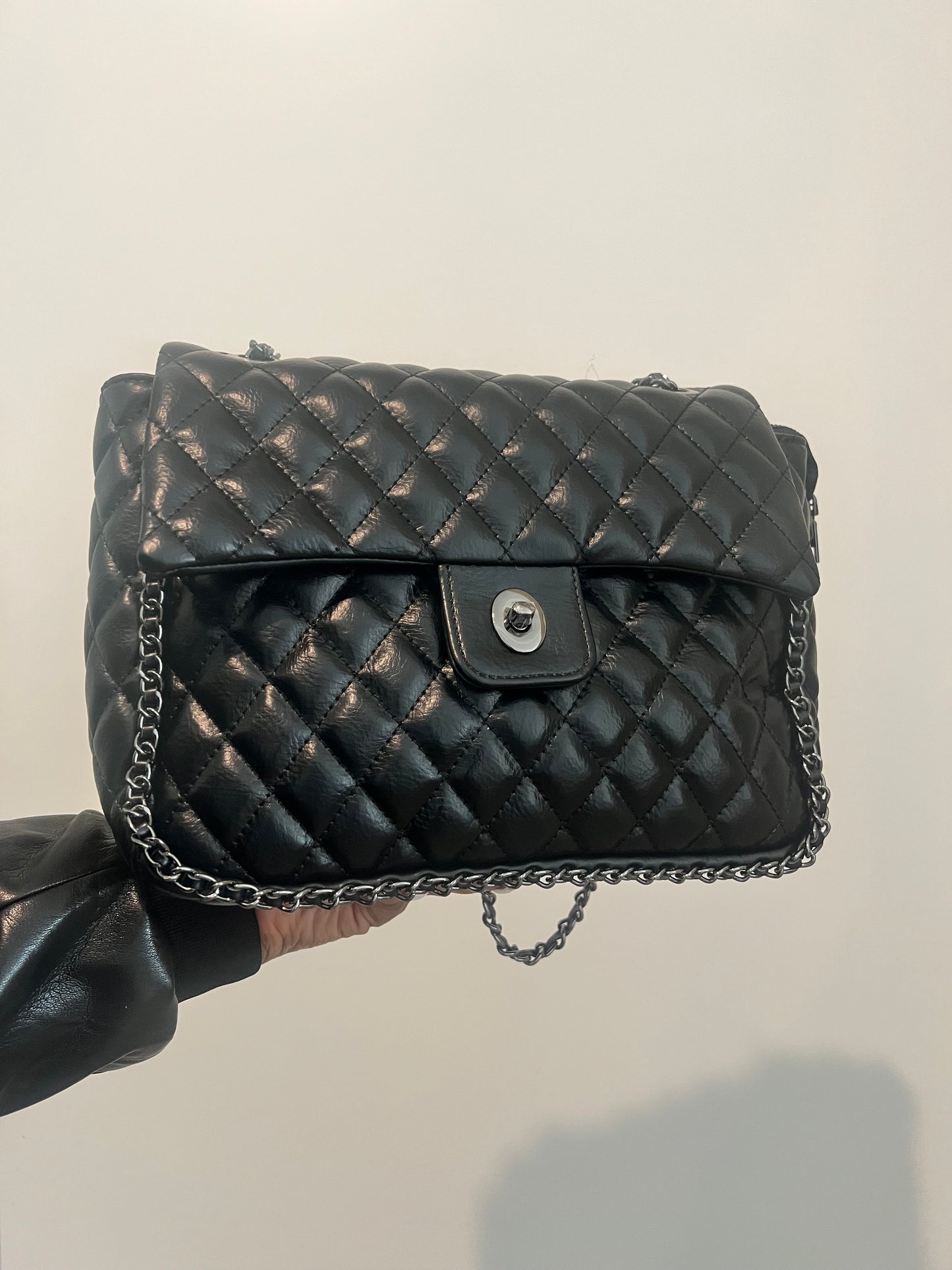 Chain Quilted Crossbody