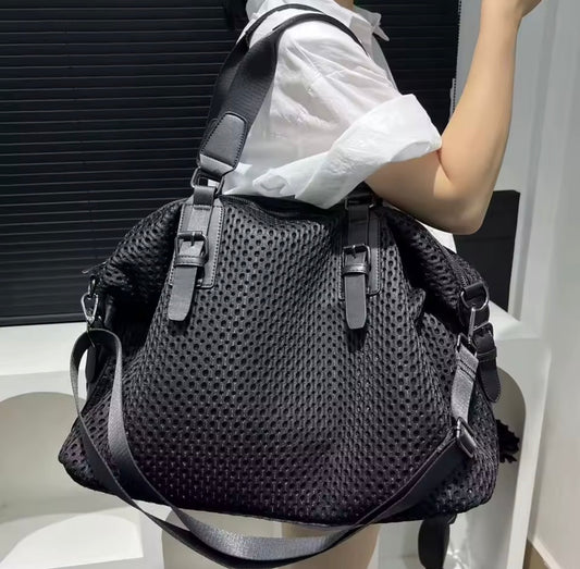 The Luxe Textured Weekender