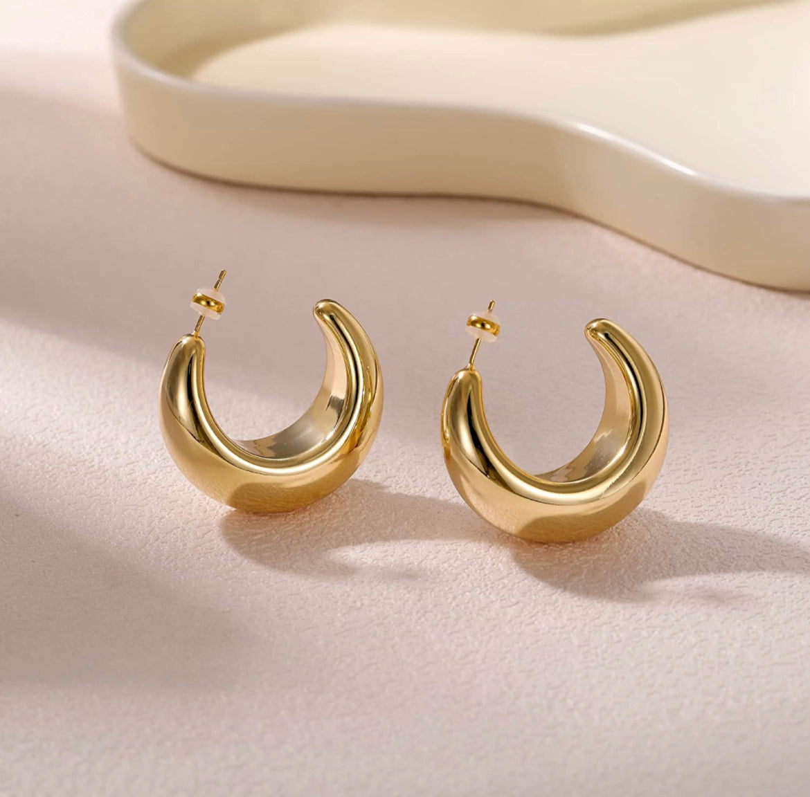 Chunky Waterdrop Earrings