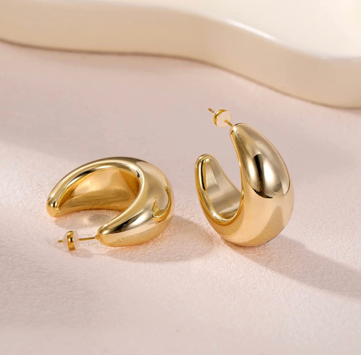 Chunky Waterdrop Earrings