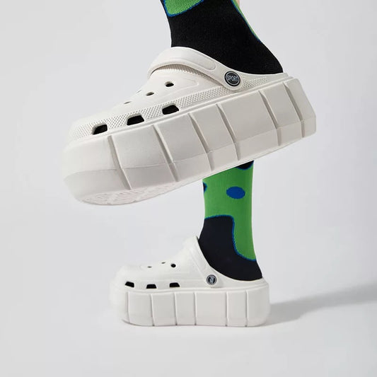 Platform Crocs without Charms